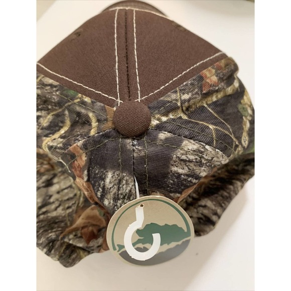 Men's Hat BU Mossy Oak Moist Control Camo Baseball Adjustable Band NWTF - Picture 3 of 6